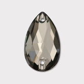11×18mm Crystal Tear Drop – K9 Glass Sew-On Gems (Sold in Pairs)